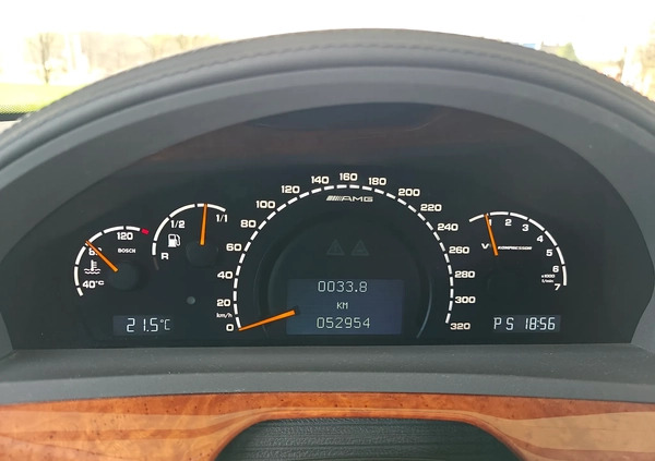 Mercedes-Benz Klasa S cena 150000 przebieg: 52950, rok produkcji 2002 z Mosina małe 497